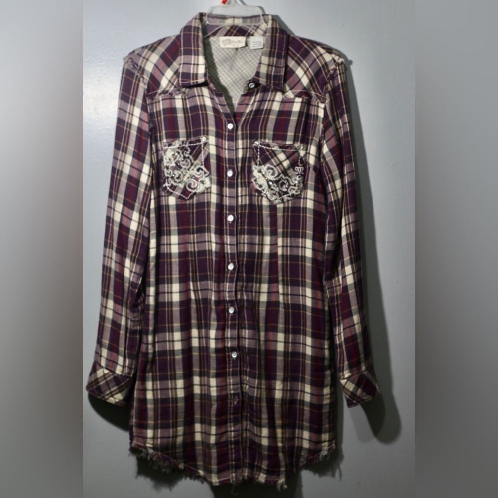 Brand new Miss Me button up western style dress